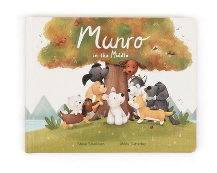 Jellycat Munro in the Middle Book