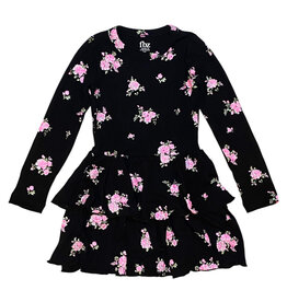 FBZ Pink Roses Infant Ruffle Dress