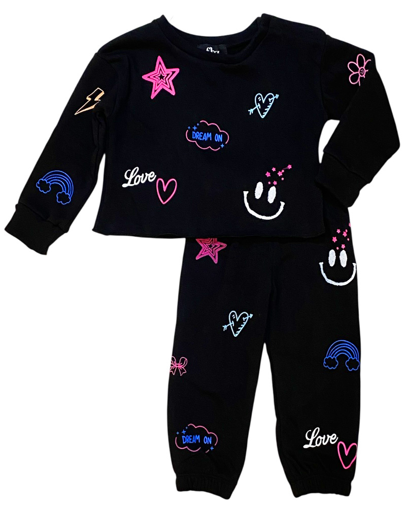 FBZ Multi Icons Infant Sweatsuit