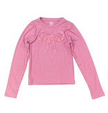 FBZ Pink Ribbon Bow Ribbed Top