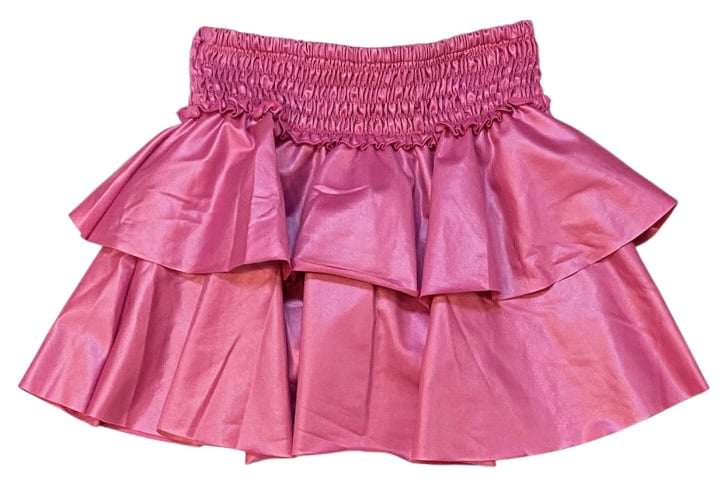 FBZ Pink Pleather Skirt