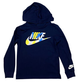 Nike Navy/Gold Chalk Swoosh Hoodie Top