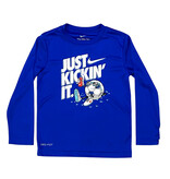 Nike Royal Kickin' It Dri Fit Top