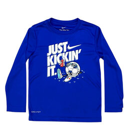 Nike Royal Kickin' It Dri Fit Top