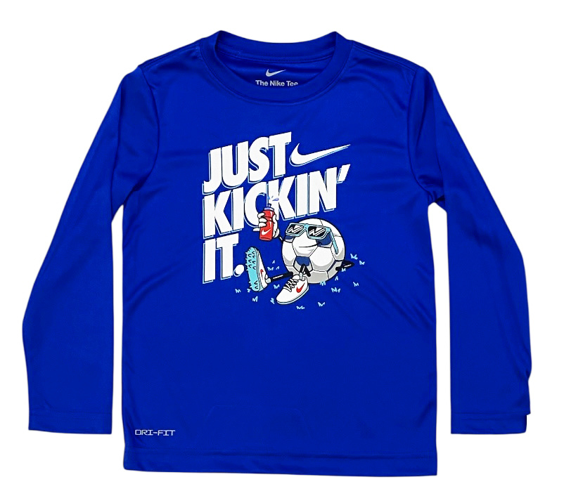Nike Royal Kickin' It Dri Fit Top
