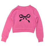 Love Junkie Pink Bow Fleece Sweatshirt