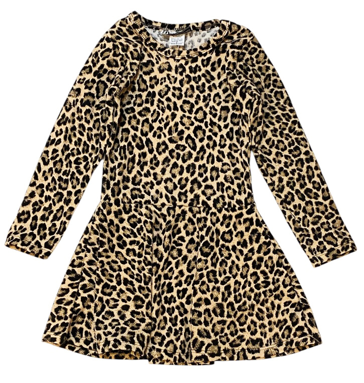 Dori Leopard Soft Ribbed Dress