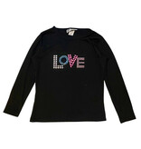 Dori LOVE Stud LS Ribbed Top