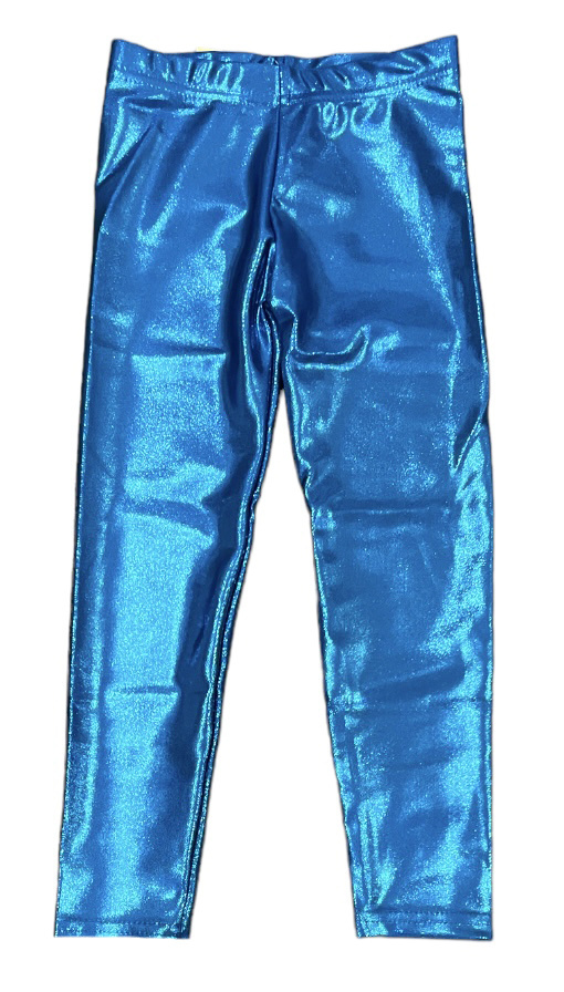 Dori Turquoise Lame Legging