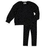 Petite Hailey Black Stars Inf. Legging Set
