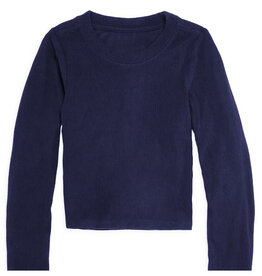 KatieJ NYC Evening Blue Livi LS Top