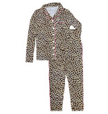 KatieJ NYC Hot Pink/Leopard Lounge Set