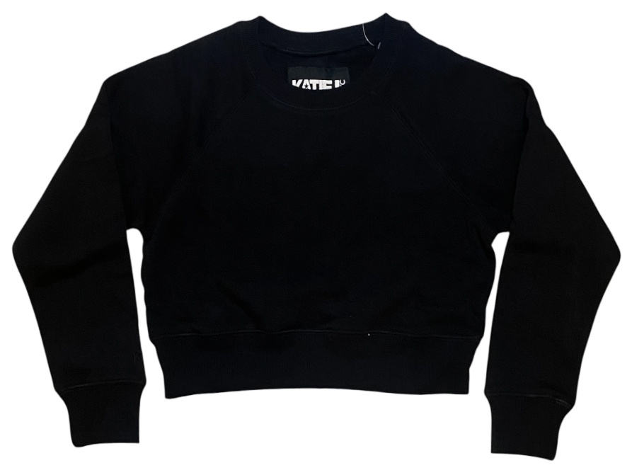 KatieJ NYC Black Crew Sweatshirt