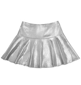 Mia NYC Silver Circle Skirt