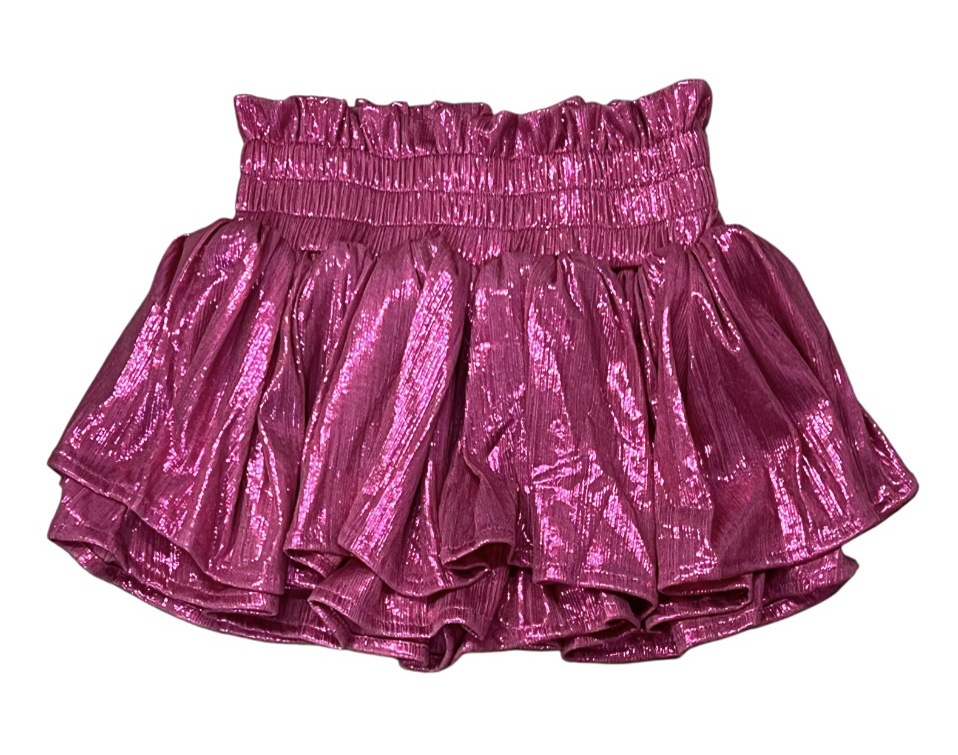 Tweenstyle Berry Pink Shine Skort