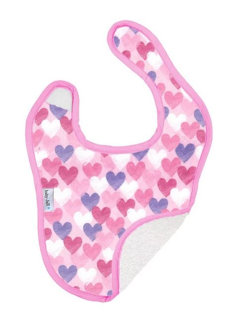 Baby Jar Doodle Hearts Bib