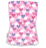 Baby Jar Doodle Hearts Burp Cloth