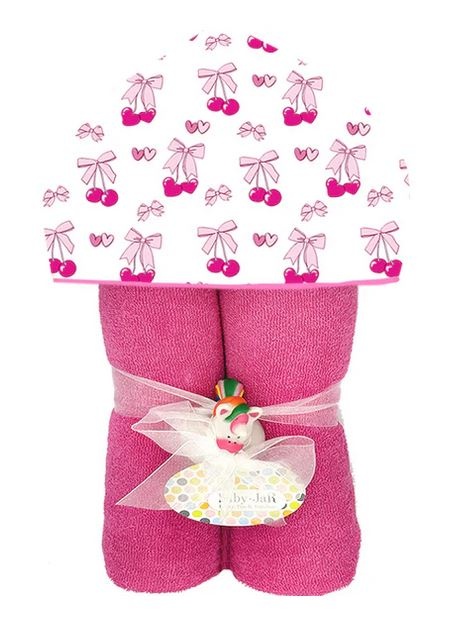 Baby Jar Cherry Bows Towel Set