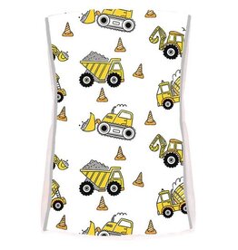 Baby Jar Construction Burp Cloth