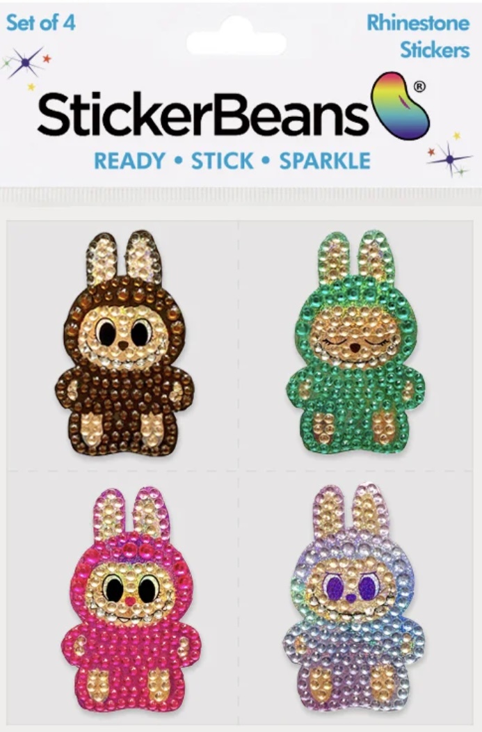 StickerBeans Labubu 4pk Bundle