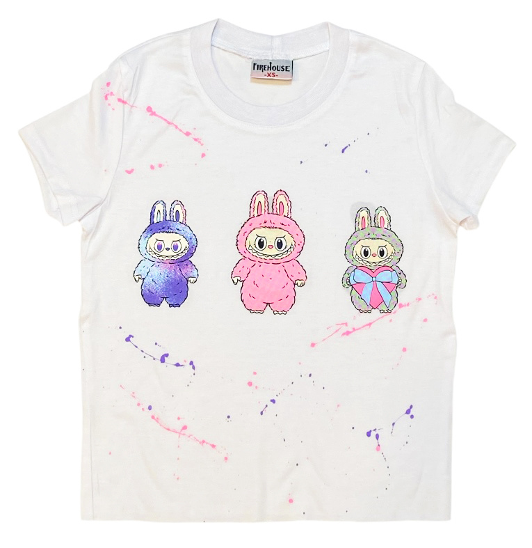 Firehouse Labubu Inspired Splatter SS Tee