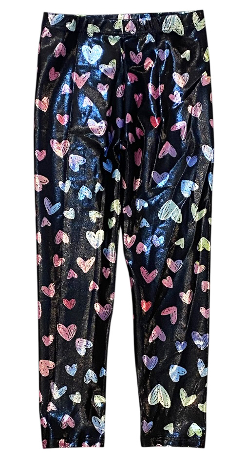 Social Butterfly Scribble Hearts Leggings