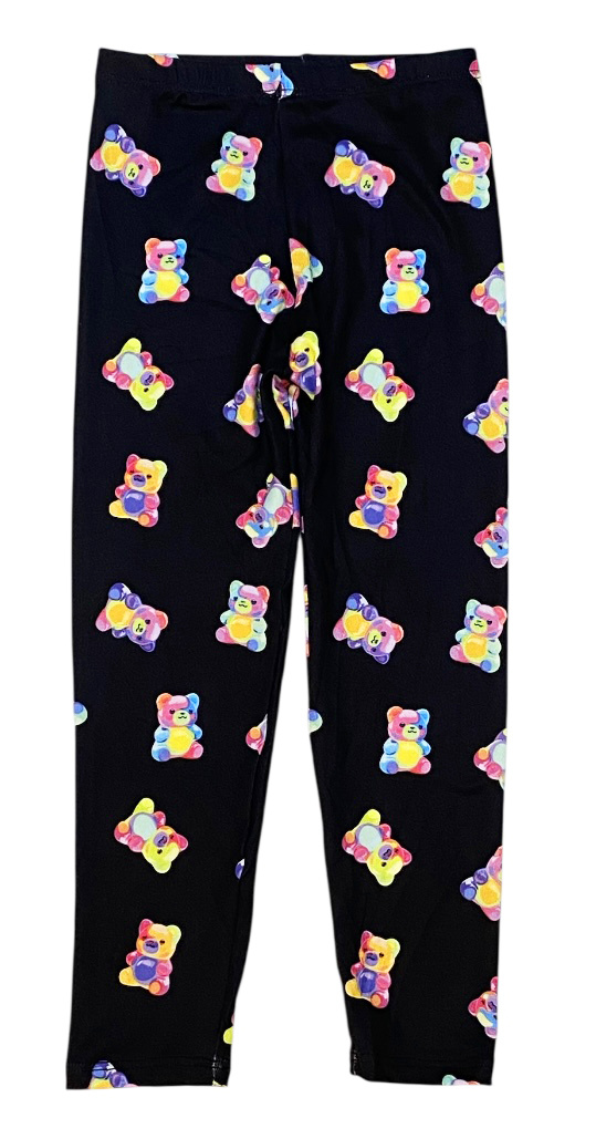 Social Butterfly Colorful Teddy Bears Infant Leggings