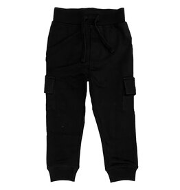 Mish Black Cargo Pocket Infant Jogger Pant