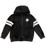 Mish Black Enz Sport Star Zip Hoodie