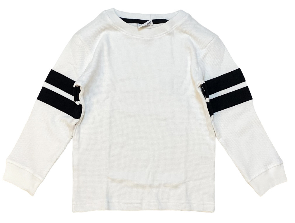 Mish White w/Blk Stripe Thermal Inf. Top