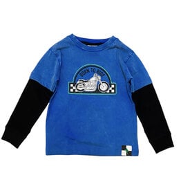 Mish Cobalt Born 2 Ride Infant Top
