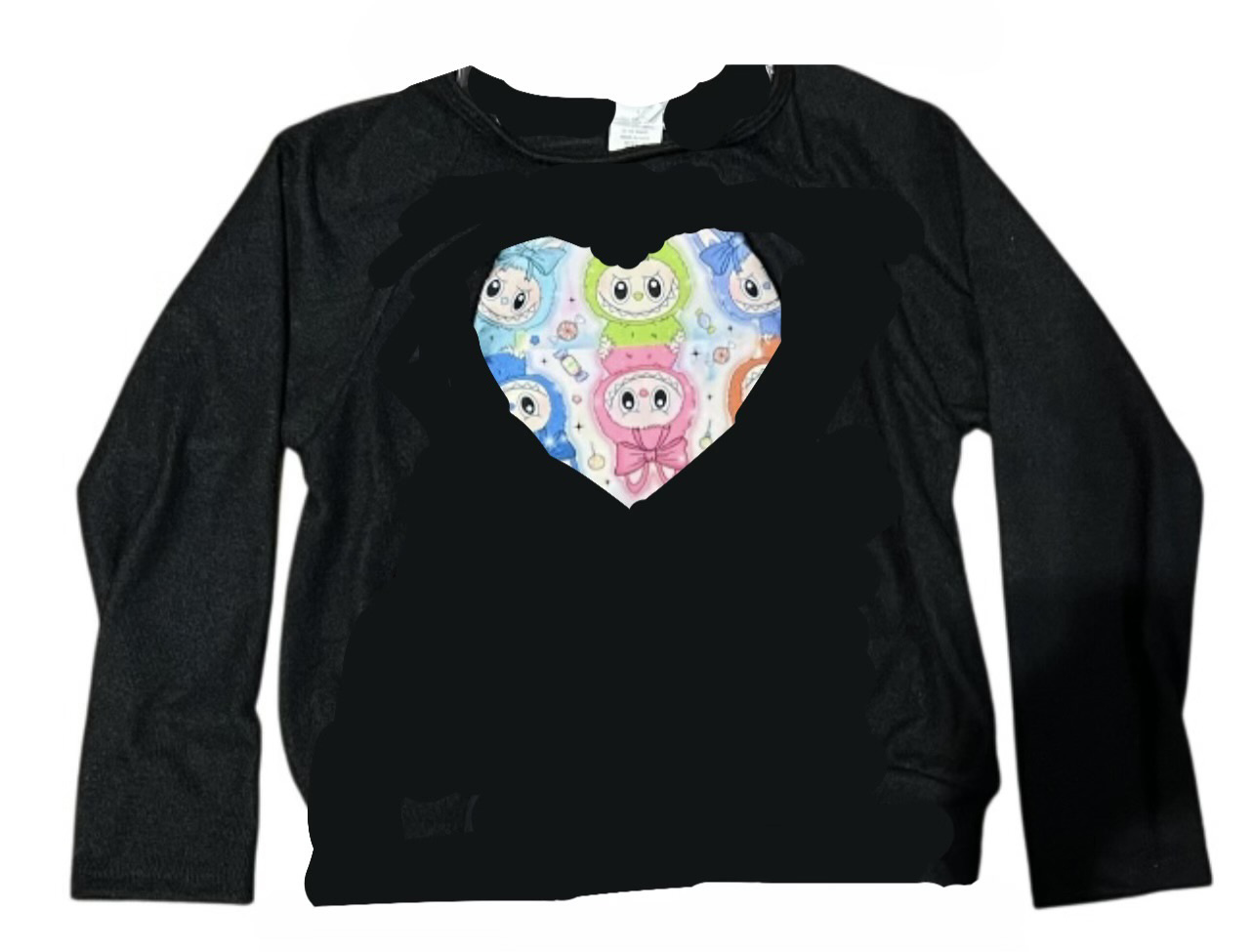 Labubu Insp. Bright Heart Sweatshirt - PREORDER