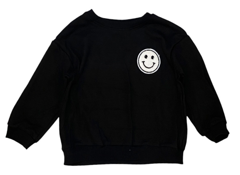 LPK Black Smiley Sweatshirt