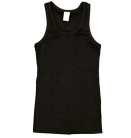 Basic Black Ribbed Tank