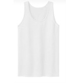 Basic White Ribbed Tank