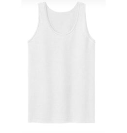 Basic White Ribbed Tank
