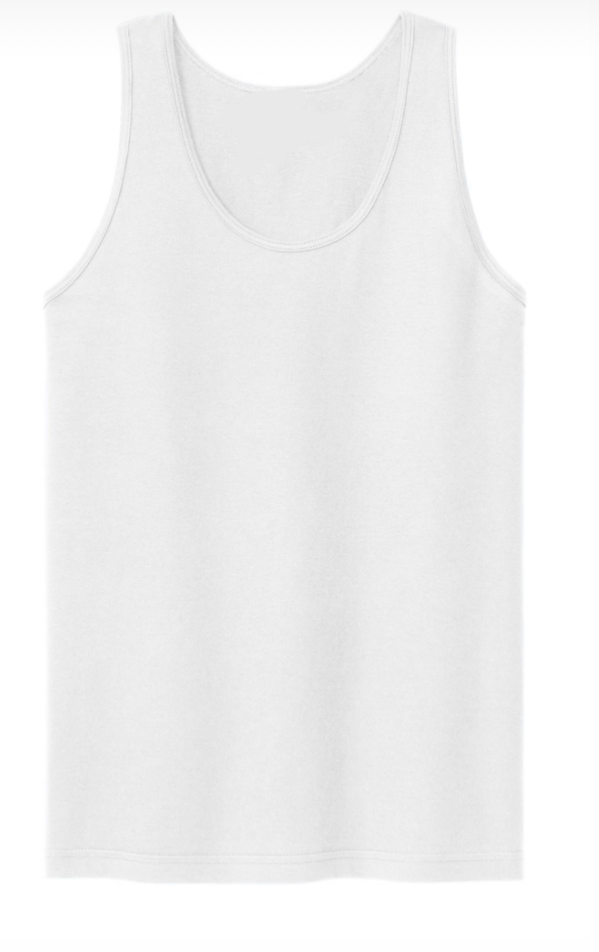 Basic White Ribbed Tank