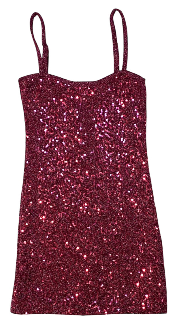 Cheryl Kids Rasp Soft Stretch Sequin Dress