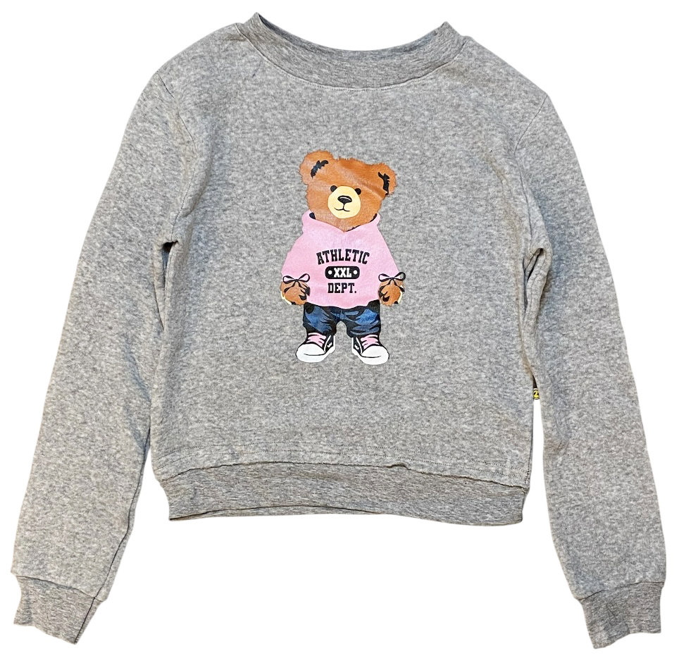 Love Junkie Athl. Bear Fleece Sweatshirt
