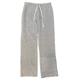 Love Junkie Grey Fleece Wide Leg Sweatpant