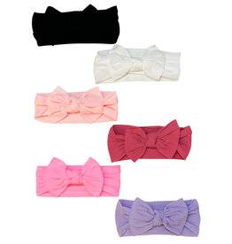 Baby Bling Solid Knot Headband  - 7 colors