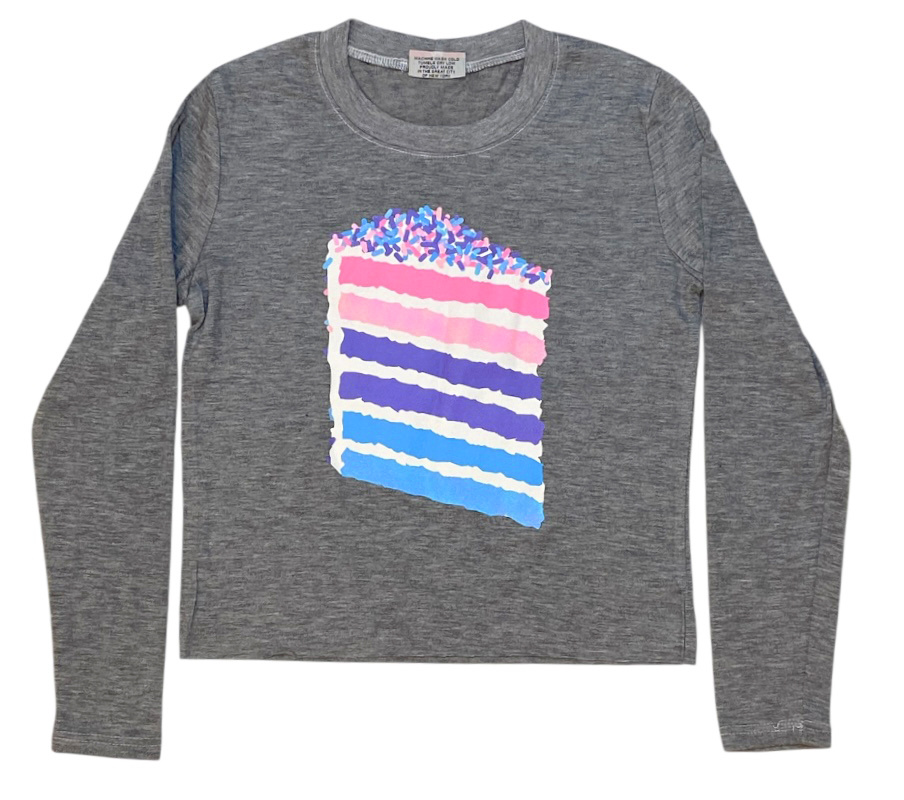 Firehouse Grey Piece of Cake LS Tee
