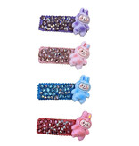 Labubu Crystal Snap Hair Clip