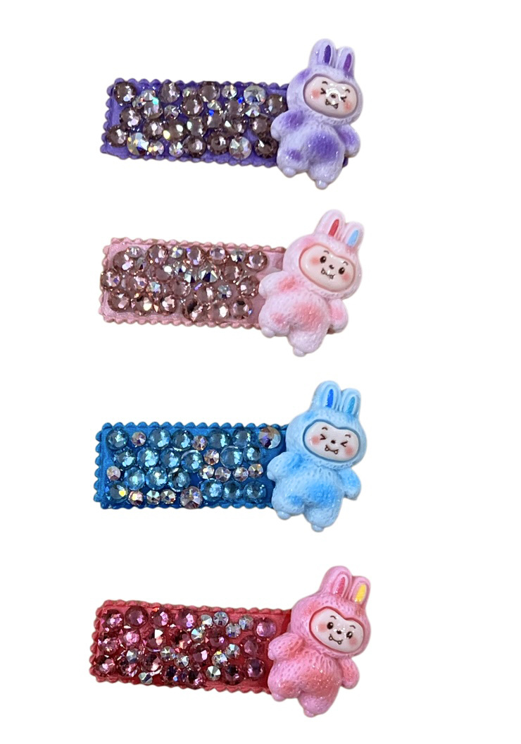 Labubu Crystal Snap Hair Clip