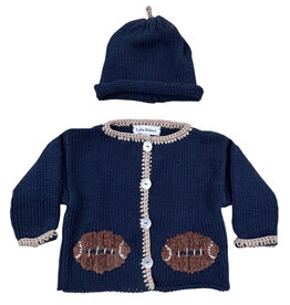Luba-Robert Navy Football Sweater