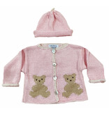 Luba Robert Pink Teddy Bear Sweater Set