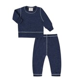 Paige Lauren Navy w/Stitching Cozy Set