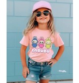Labubu Inspired Pink SS Tee
