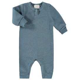 Paige Lauren Blue Fleece Romper