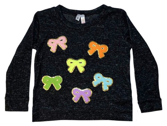 Malibu Sugar Char Hacci Bows Top